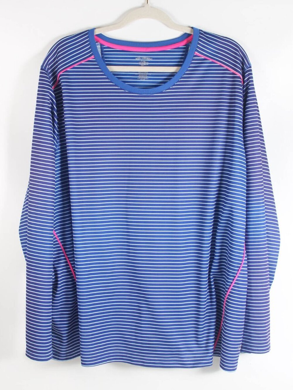 Reel Legends Freeline Blue White Stripe Performance Top 3X
